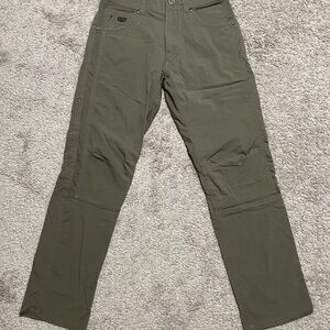 Men’s KÜHL Radikl pants olive green size 28X30 brand new with no tags